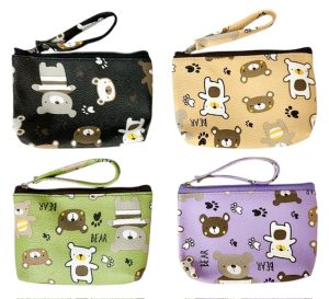 UI 5136P - Assorted Coin Purse - Bear