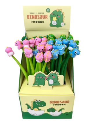 UI 6011 - Wiggle Gel Pens - Dinosaur