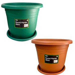 UI 8684 - Round Planter 39cm with Saucer
