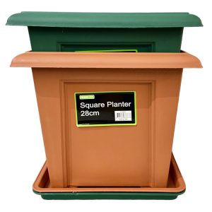 UI 8687 - Square Planter 28cm with Base