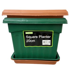 UI 8689A - Square Planter 20cm with Base