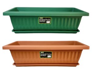 UI 8723 - Rectangle Planter 64cm with Saucer