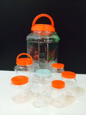 UI 3608 - Plastic Jars Set of 8