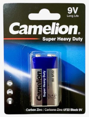 UI 0606 - Camelion Super Heavy Duty Batteries 9V 1 pk