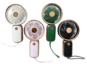 UI 5806 - Handheld USB Fan - Rose Gold Trim