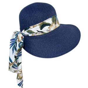 UI 8946A - Panama Hat with Floral Bow