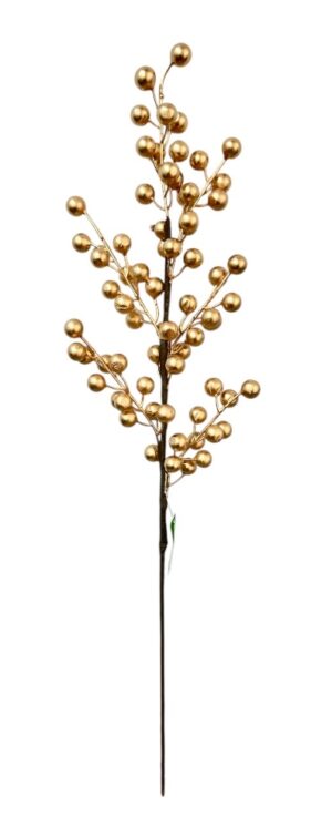 UI 0692 - Artificial Berries Stems (S) - Gold
